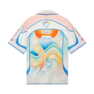 Fuji Dream Short Sleeve Silk Shirt