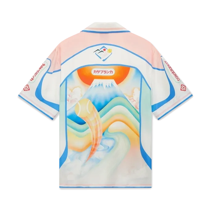 Fuji Dream Short Sleeve Silk Shirt Fuji Dream Short Sleeve Silk Shirt