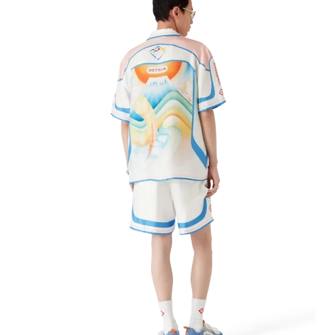 Fuji Dream Short Sleeve Silk Shirt Fuji Dream Short Sleeve Silk Shirt