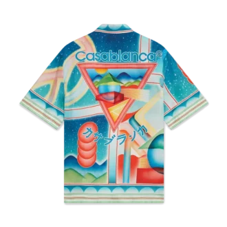 Galaxy Court Short Sleeve Silk Shirt