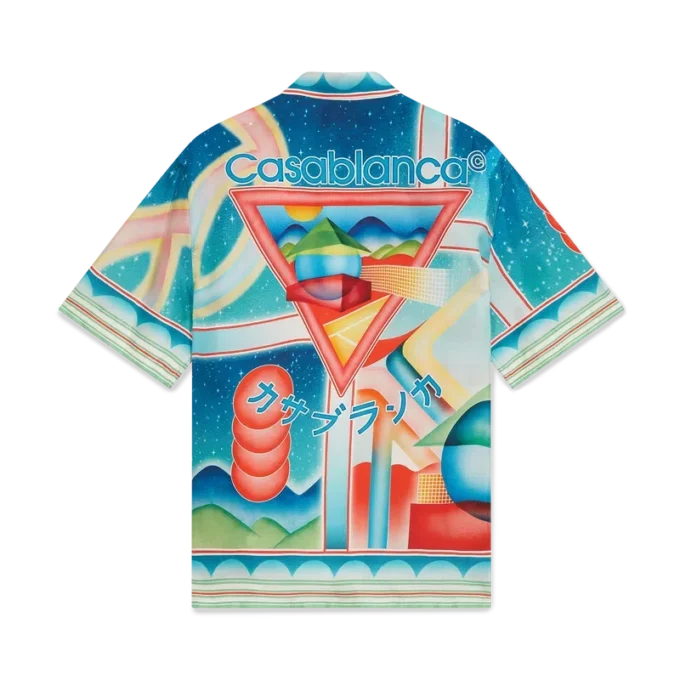 Galaxy Court Short Sleeve Silk Shirt Galaxy Court Short Sleeve Silk Shirt