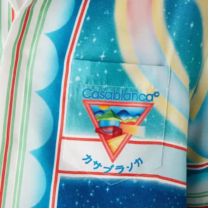 Galaxy Court Short Sleeve Silk Shirt Galaxy Court Short Sleeve Silk Shirt