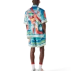 Galaxy Court Silk Shorts Galaxy Court Silk Shorts