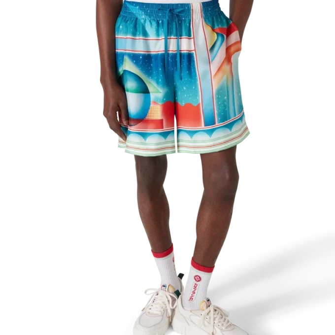 Galaxy Court Silk Shorts Galaxy Court Silk Shorts