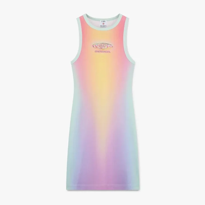 Glass Gradient Maxi Tank Dress
