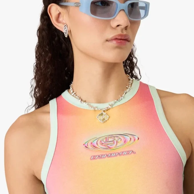 Glass Gradient Maxi Tank Dress