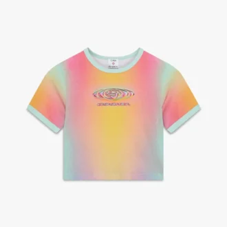 Glass Gradient Printed Baby Short Sleeve T-Shirt Glass Gradient Printed Baby Short Sleeve T-Shirt