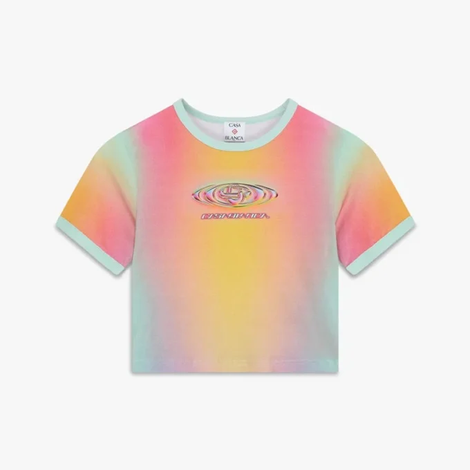 Glass Gradient Printed Baby Short Sleeve T-Shirt Glass Gradient Printed Baby Short Sleeve T-Shirt