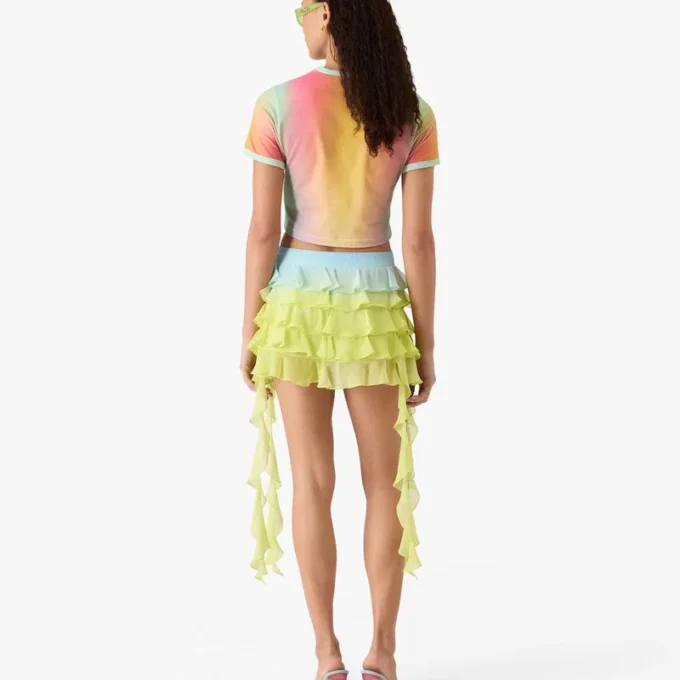 Glass Gradient Printed Baby Short Sleeve T-Shirt Glass Gradient Printed Baby Short Sleeve T-Shirt
