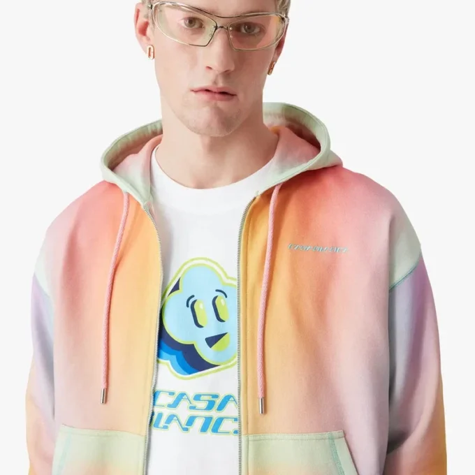 Glass Zip up Hooded Sweatshirt Glass Zip up Hooded Sweatshirt