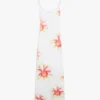 Glitch Orchid Soft Ribbed Maxi Dress