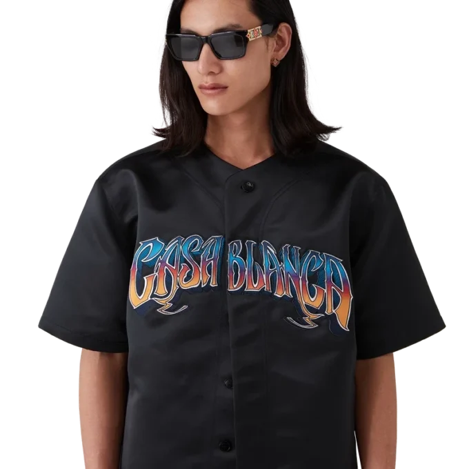 Gothic Short Sleeve Baseball Shirt Gothic Short Sleeve Baseball Shirt