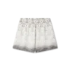 Gradient Heart Monogram Silk Shorts Gradient Heart Monogram Silk Shorts