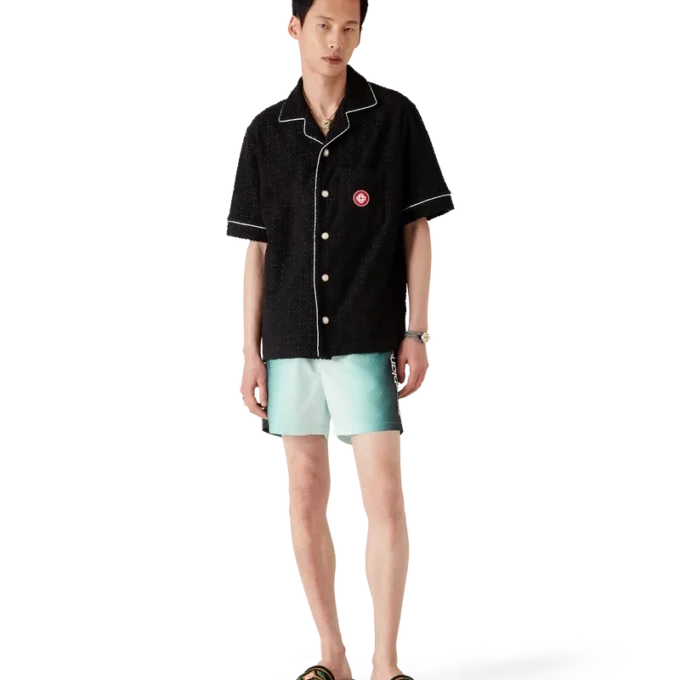 Gradient Monogram Jacquard Swim Shorts Gradient Monogram Jacquard Swim Shorts