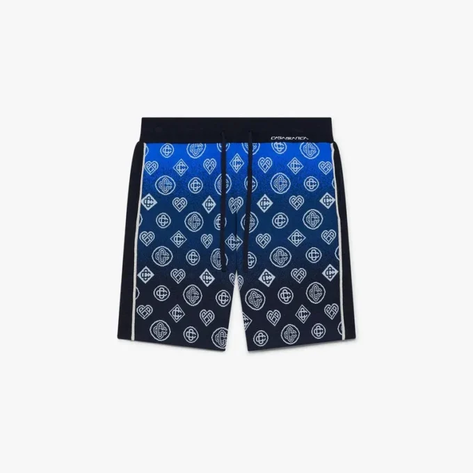 Gradient Monogram Knitted Shorts Gradient Monogram Knitted Shorts