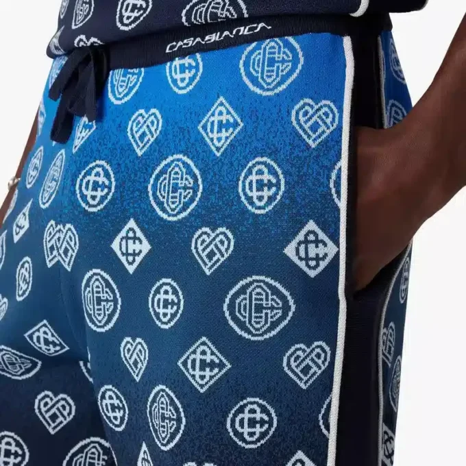 Gradient Monogram Knitted Shorts Gradient Monogram Knitted Shorts