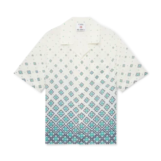 Gradient Monogram Linen Shirt