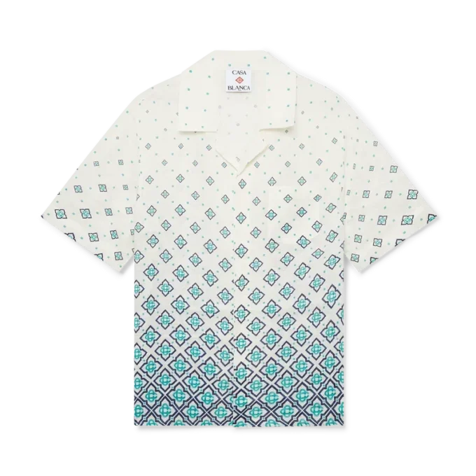Gradient Monogram Linen Shirt Gradient Monogram Linen Shirt