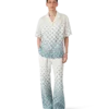 Gradient Monogram Linen Shirt Gradient Monogram Linen Shirt