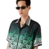 Gradient Monogram Short Sleeve Silk Shirt Gradient Monogram Short Sleeve Silk Shirt