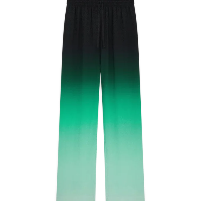 Gradient Ping Pong Jacquard Silk Trousers Gradient Ping Pong Jacquard Silk Trousers