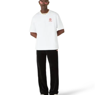 Gradient Piping Velour Track Pants