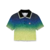 Gradient Short Sleeve Polo Shirt Gradient Short Sleeve Polo Shirt