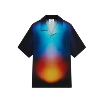 Gradient Silk Short Sleeve Shirt