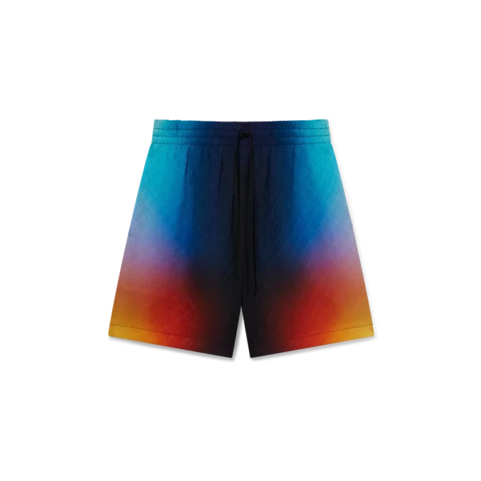 Gradient Silk Shorts Gradient Silk Shorts
