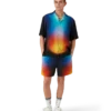Gradient Silk Shorts Gradient Silk Shorts