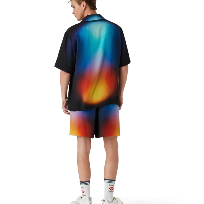 Gradient Silk Shorts Gradient Silk Shorts