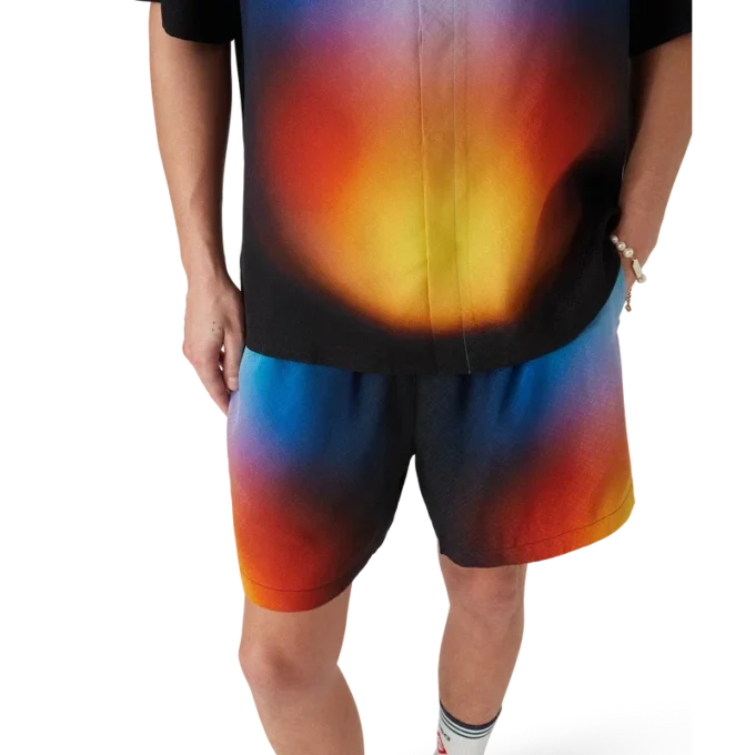 Gradient Silk Shorts Gradient Silk Shorts