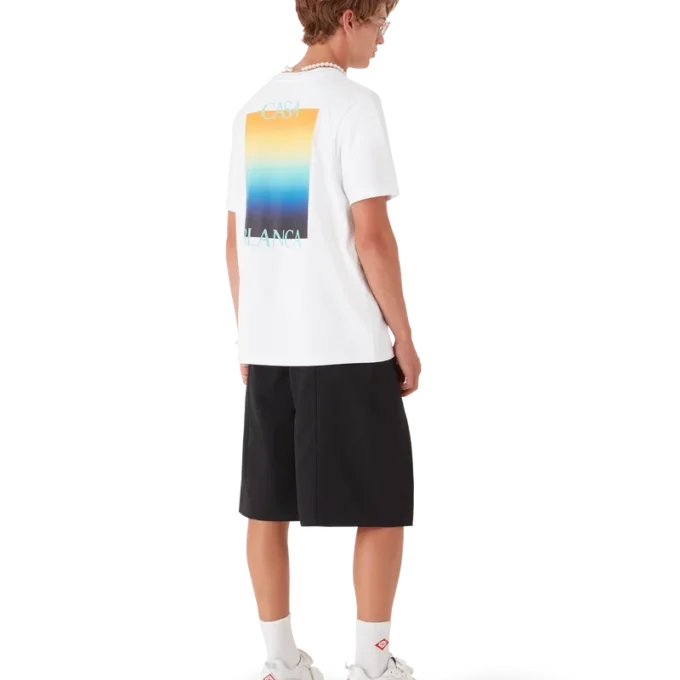 Gradient Square Short Sleeve T-Shirt Gradient Square Short Sleeve T-Shirt