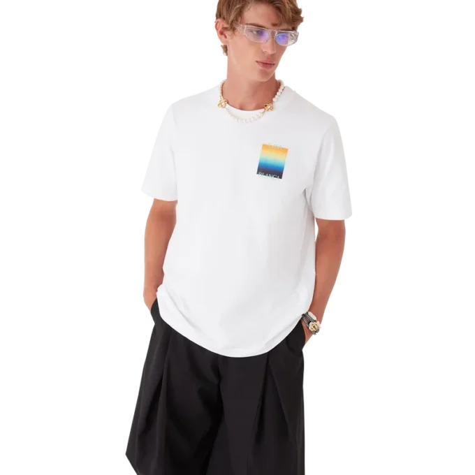 Gradient Square Short Sleeve T-Shirt Gradient Square Short Sleeve T-Shirt