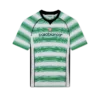 Gradient Stripe Panelled Football T-Shirt Gradient Stripe Panelled Football T-Shirt