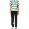 Gradient Stripe Panelled Football T-Shirt Gradient Stripe Panelled Football T-Shirt