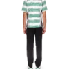 Gradient Stripe Panelled Football T-Shirt Gradient Stripe Panelled Football T-Shirt