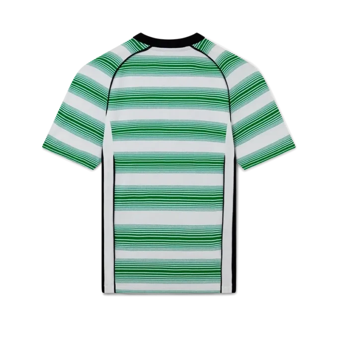 Gradient Stripe Panelled Football T-Shirt Gradient Stripe Panelled Football T-Shirt