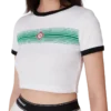 Gradient Stripe Ringer T-Shirt Gradient Stripe Ringer T-Shirt