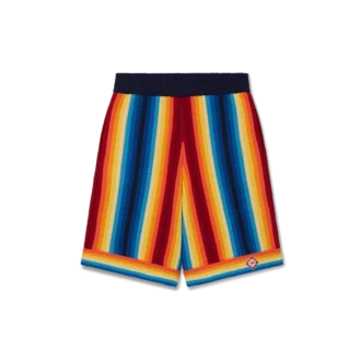 Gradient Stripe Towelling Shorts