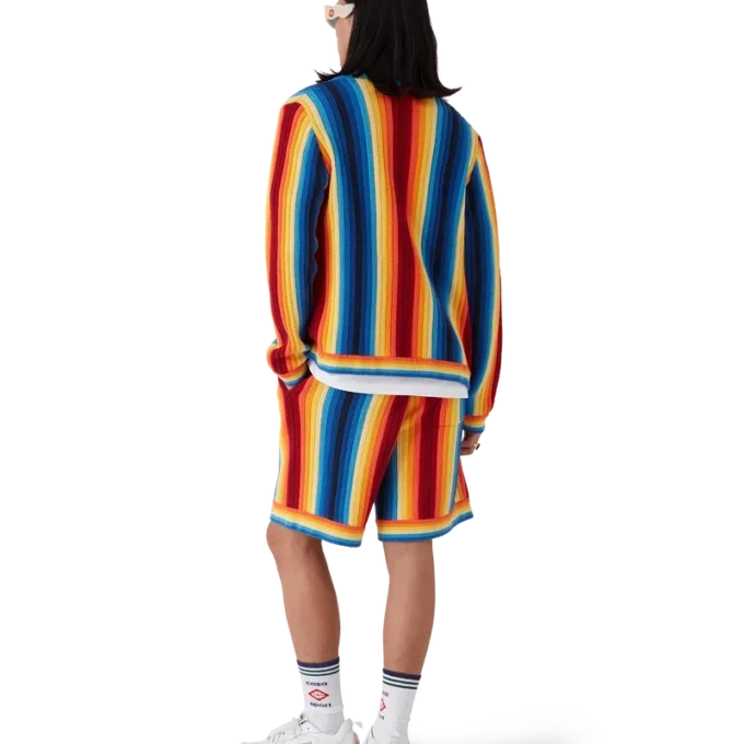 Gradient Stripe Towelling Shorts Gradient Stripe Towelling Shorts