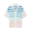 Gradient Wave Crochet Shirt Gradient Wave Crochet Shirt