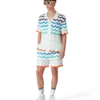 Gradient Wave Crochet Shirt Gradient Wave Crochet Shirt