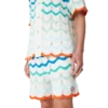 Gradient Wave Crochet Shorts Gradient Wave Crochet Shorts