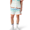 Gradient Wave Crochet Shorts Gradient Wave Crochet Shorts