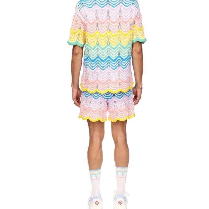 Gradient Wave Knit Shirt Gradient Wave Knit Shirt