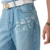 Graffiti Distressed Denim Jeans Graffiti Distressed Denim Jeans