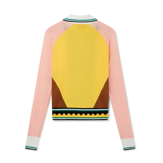 Graphic Panelled Polo Shirt Graphic Panelled Polo Shirt
