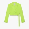 Green Crepe Tailored Jacket Green Crepe Tailored Jacket
