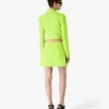 Green Crepe Tailored Jacket Green Crepe Tailored Jacket